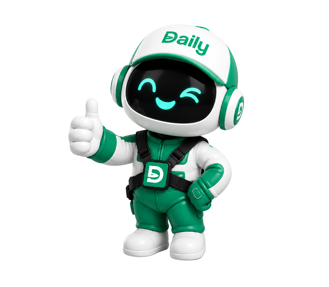 Mascota de Daily Conductor dando la bienvenida a los conductores de Manta